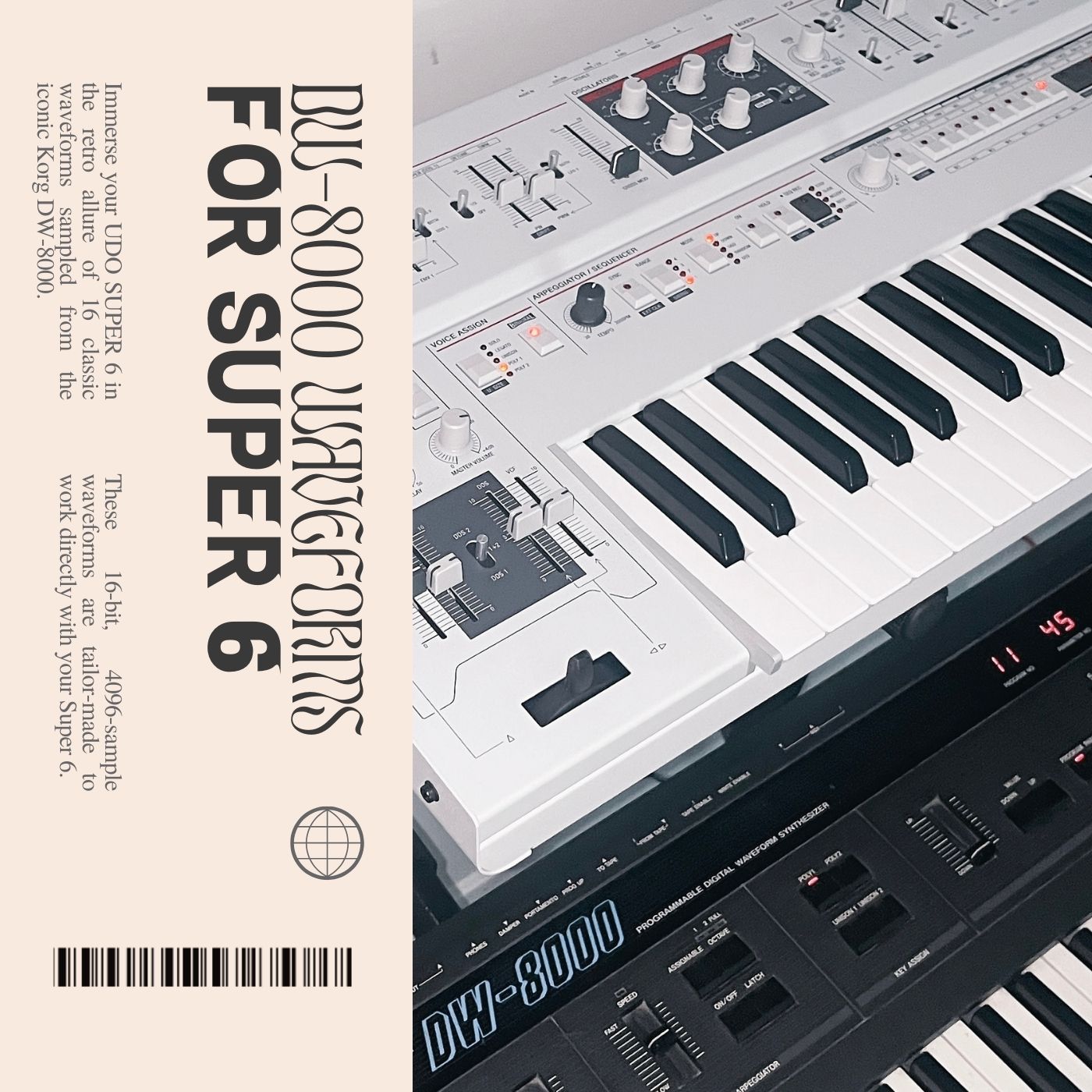 Korg DW-8000 Waveforms For The UDO Super 6