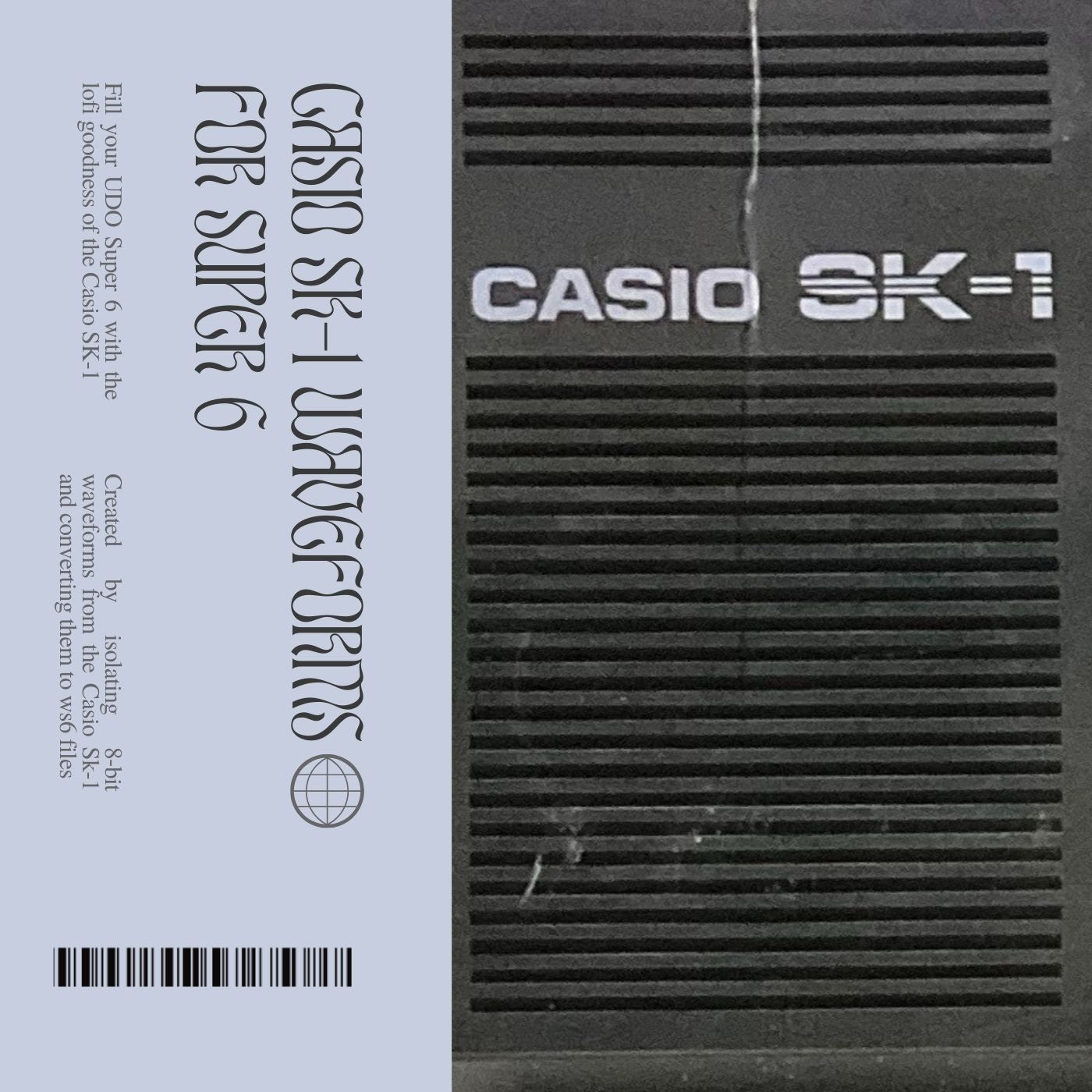 Casio SK-1 Waveforms For UDO Synthesizers (Super 6, Super 8, Super Gemini)