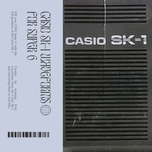 Casio SK-1 Waveforms For UDO Synthesizers (Super 6, Super 8, Super Gemini)