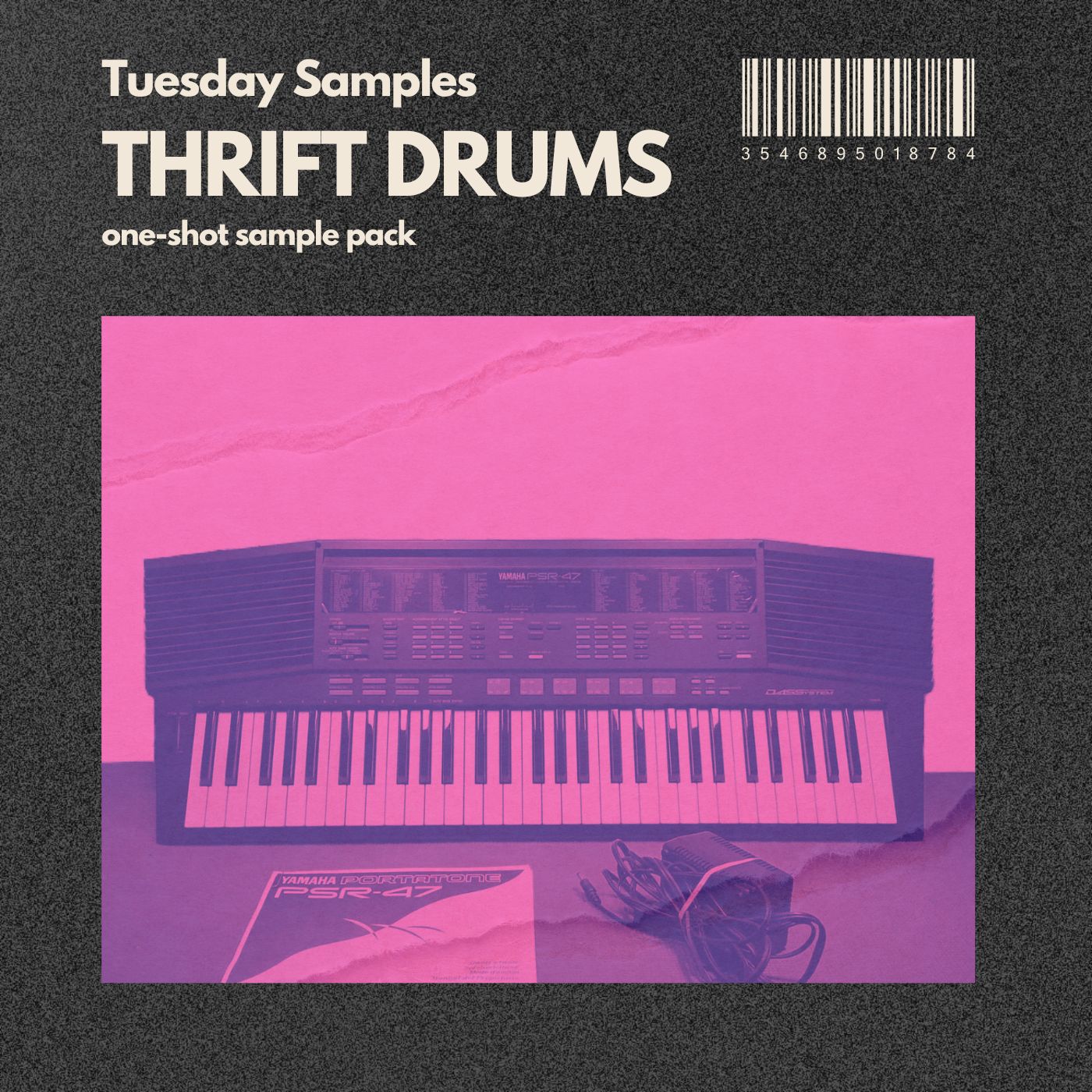Quirky Drum sample pack for postpunk / darkwave / indie songs sampled from the Yamaha PSR-47