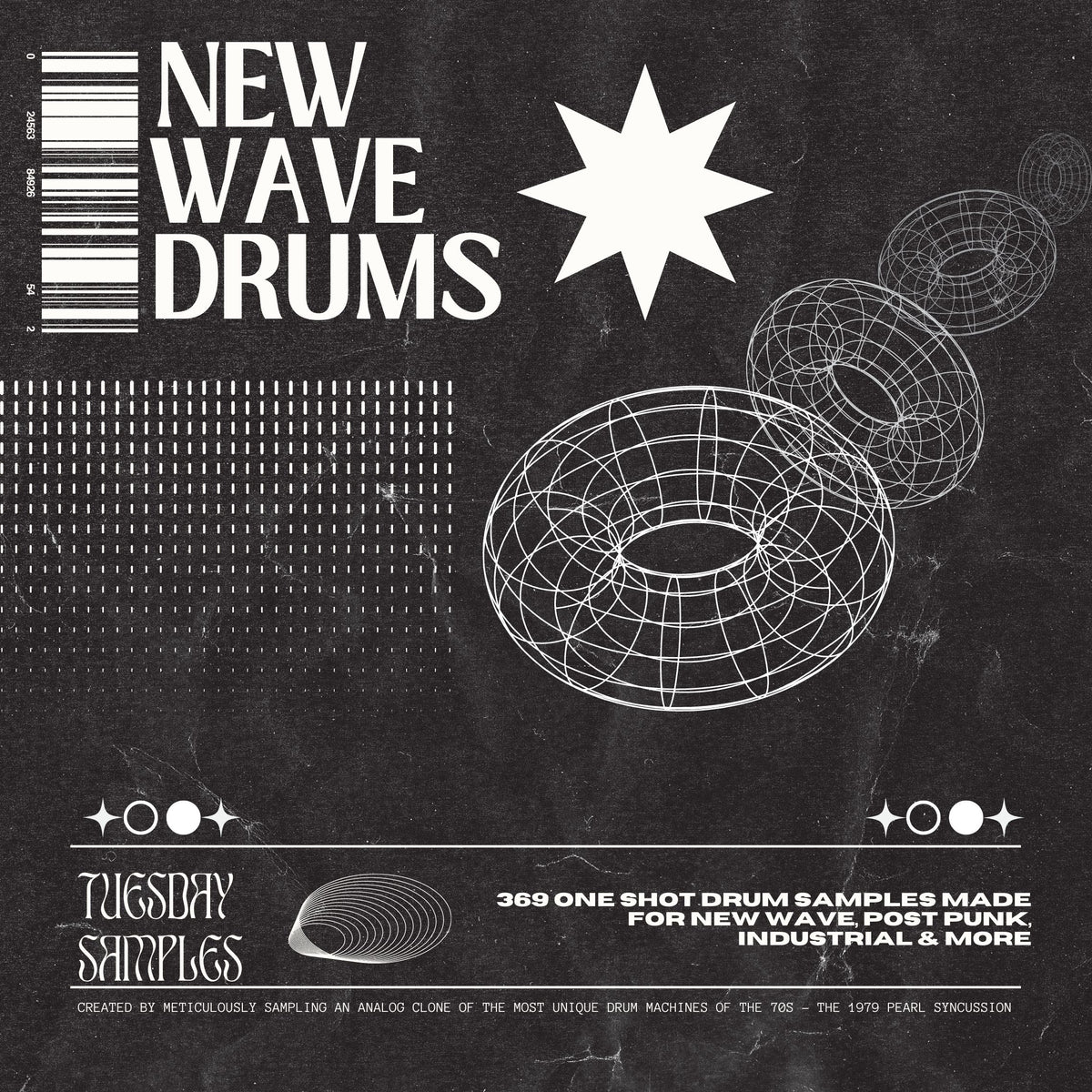 New Wave Drums – Minimal Post-Punk Drum Samples – Tuesday Samples