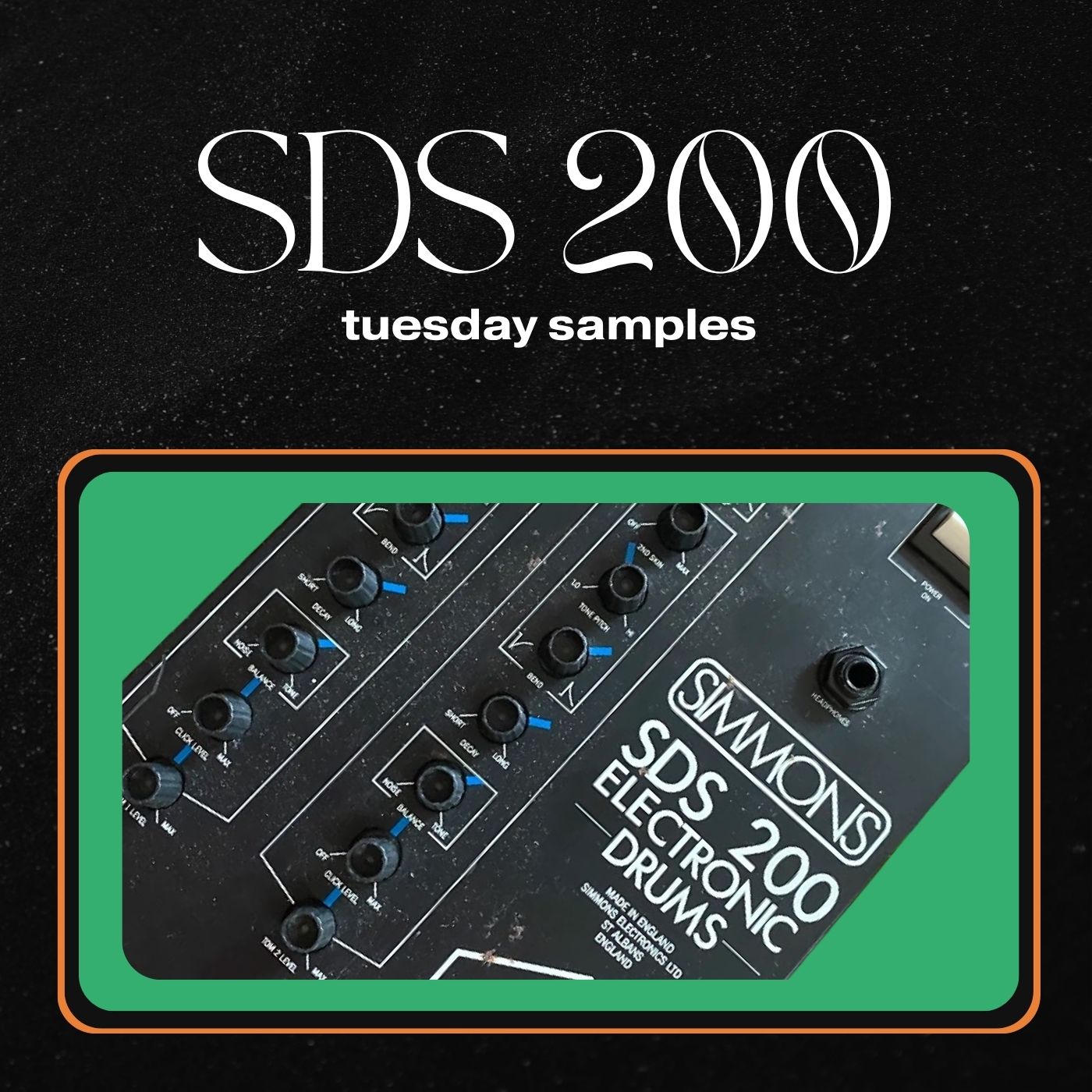 Simmons SDS-200 Analog Drum Samples