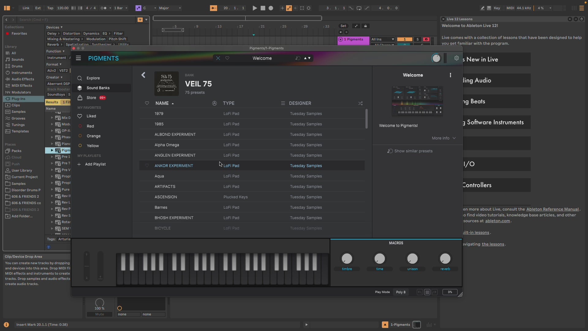 VEIL 75 – Lo-Fi Dream Pop Preset Bank for Arturia Analog Lab