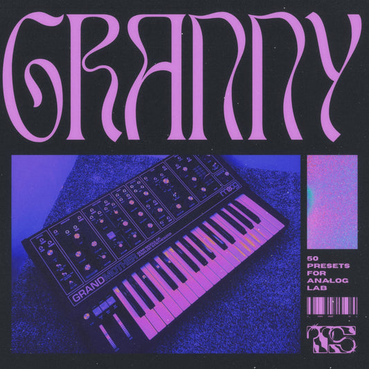 Classic analog lab presets inspired by the Moog Grandmother with warm retro synth tones
